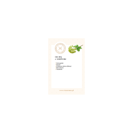 Naturalny Olejek Eteryczny z Arcydzięgla (Andżelika)