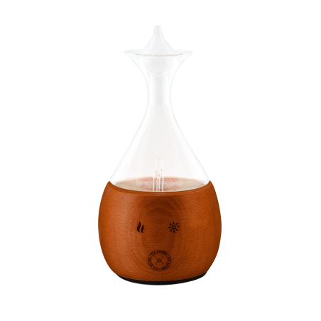 Dyfuzor szklany do olejków eterycznych LAMPA ALLADYNA Ciemny Buk