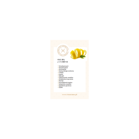 Naturalny Olejek Eteryczny z Cytryny