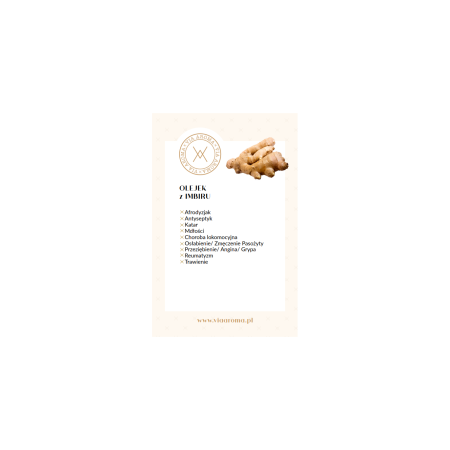 Naturalny Olejek Eteryczny z Imbiru