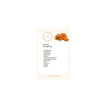 Naturalny Olejek Eteryczny z Kurkumy