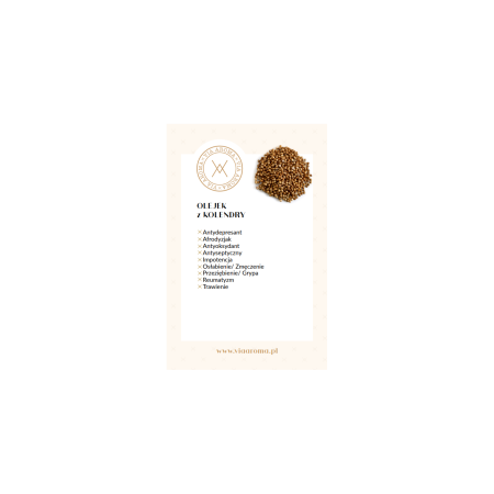 Naturalny Olejek Eteryczny z Kolendry Siewnej