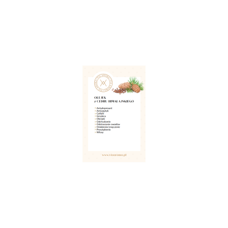 Naturalny Olejek Eteryczny z Cedru Himalajskiego