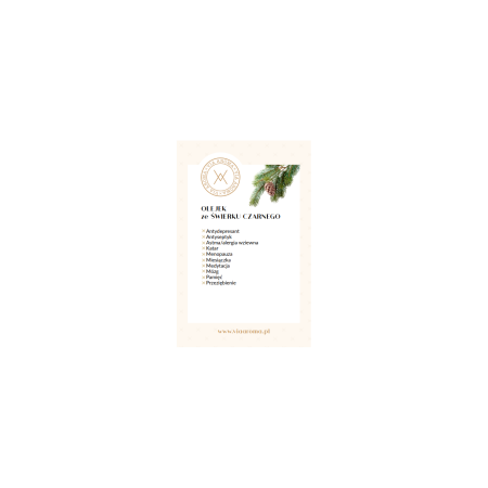 Naturalny Olejek Eteryczny z  Świerku Czarnego