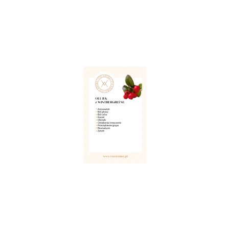 Naturalny Olejek Eteryczny z Wintergreen