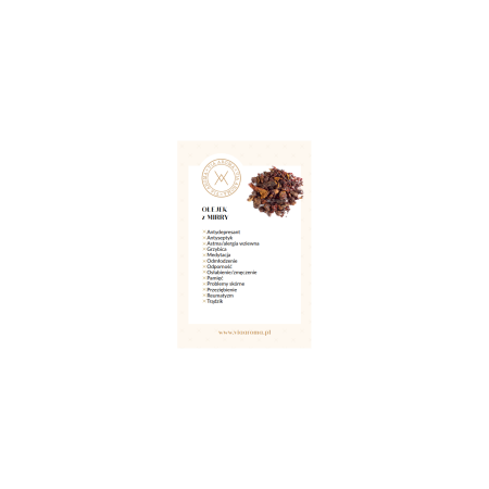 Naturalny Olejek Eteryczny z Mirry