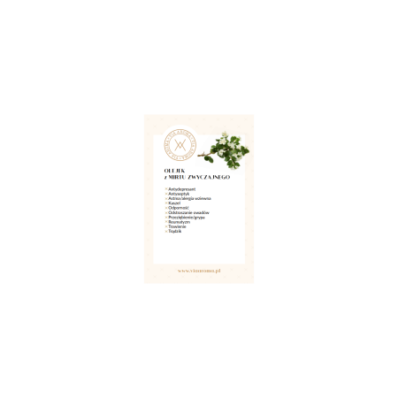 Naturalny Olejek Eteryczny z Mirtu Zwyczajnego