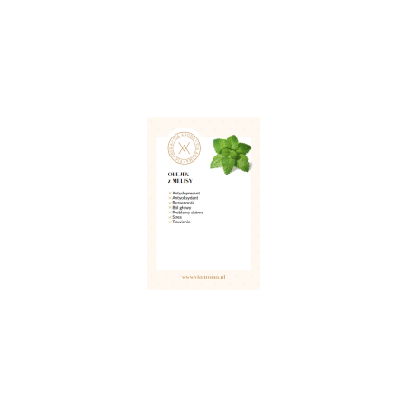 Naturalny Olejek Eteryczny z Melisy