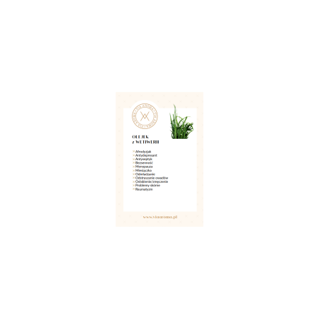 Naturalny Olejek Eteryczny z Wetiwerii